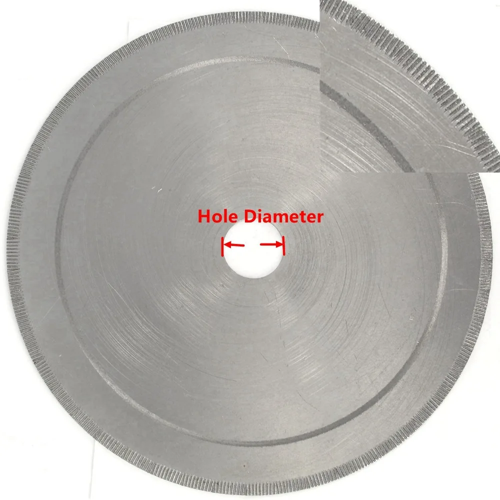 8 인치 200 mm 노치 림 다이아몬드 톱날, 보석 스톤 커팅 블레이드, 보석 락 슬래브 재스퍼용 보석 도구