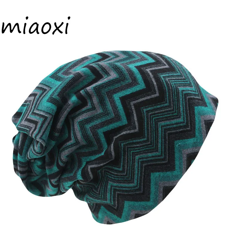 Hot Sell 8 Colors Vintage Striped Women Warm Beanie Top Fashion Lay Casual Winter Hat Hip-Hop Cap Gorro Girl Touca Sale