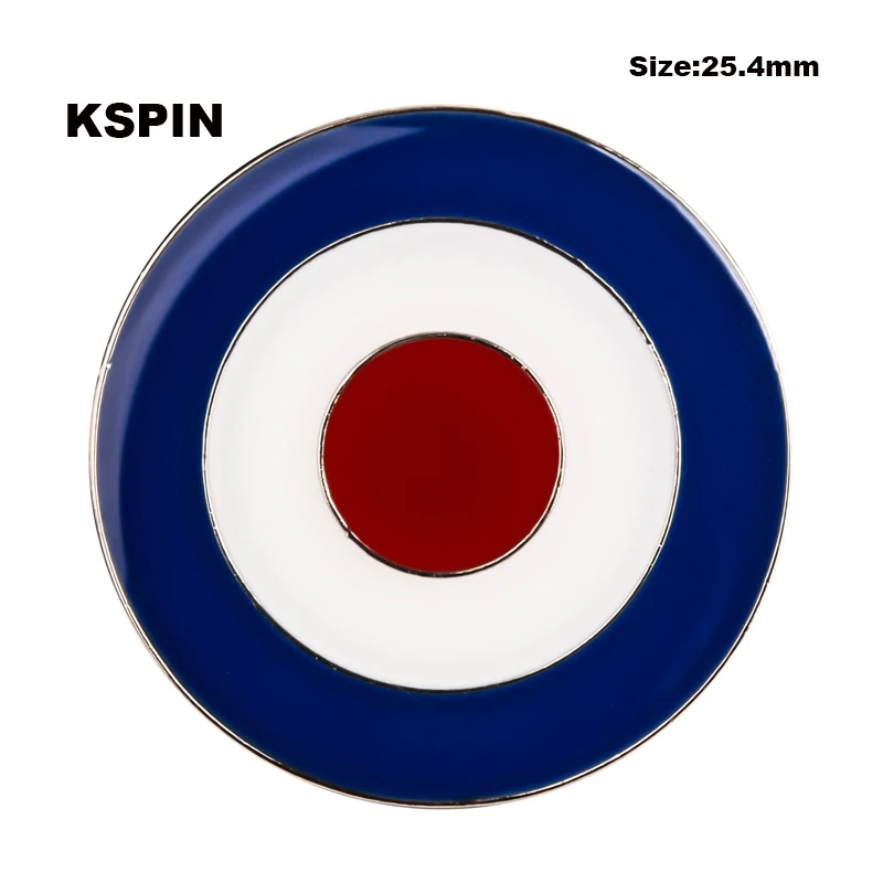 MOD Target Blue Red Ben Sherman Lapel Pin Badge Pin XY0036 - Image 2