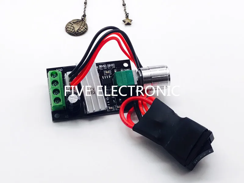 

PWM DC motor governor controller 6V12V24V 3A Speed switch / module with positive and negative switch function