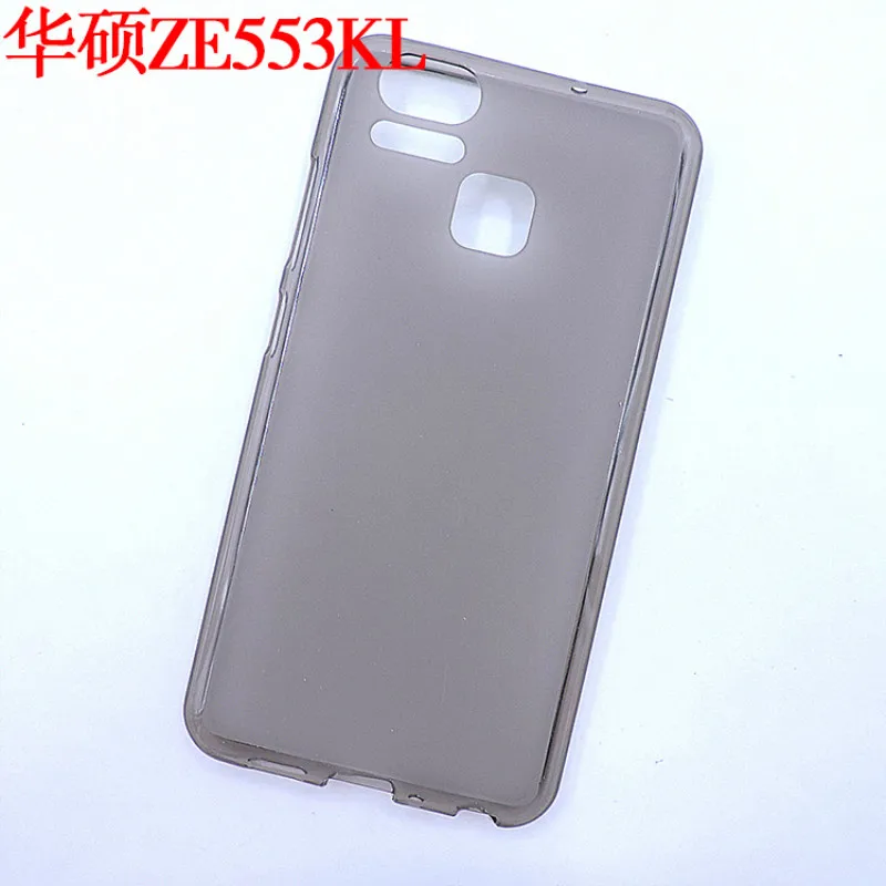 Capa tpu macia fosca para asus zenfone 3 zoom s ze553kl capa traseira ultrafina de silicone