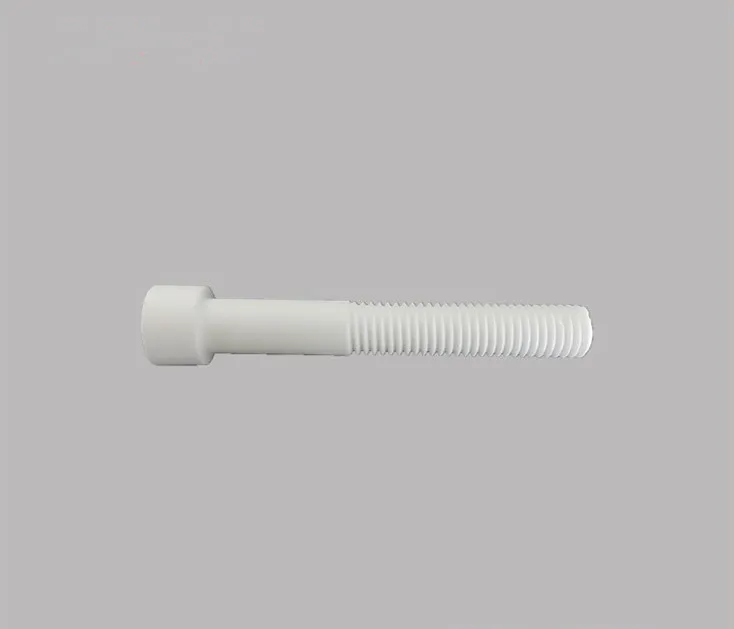 M8*30 Aluminum Flathead inner hexagon Ceramic Screws / 95% Alumina Ceramic Screws / Antioxidant Bolts / High Temperature Screws