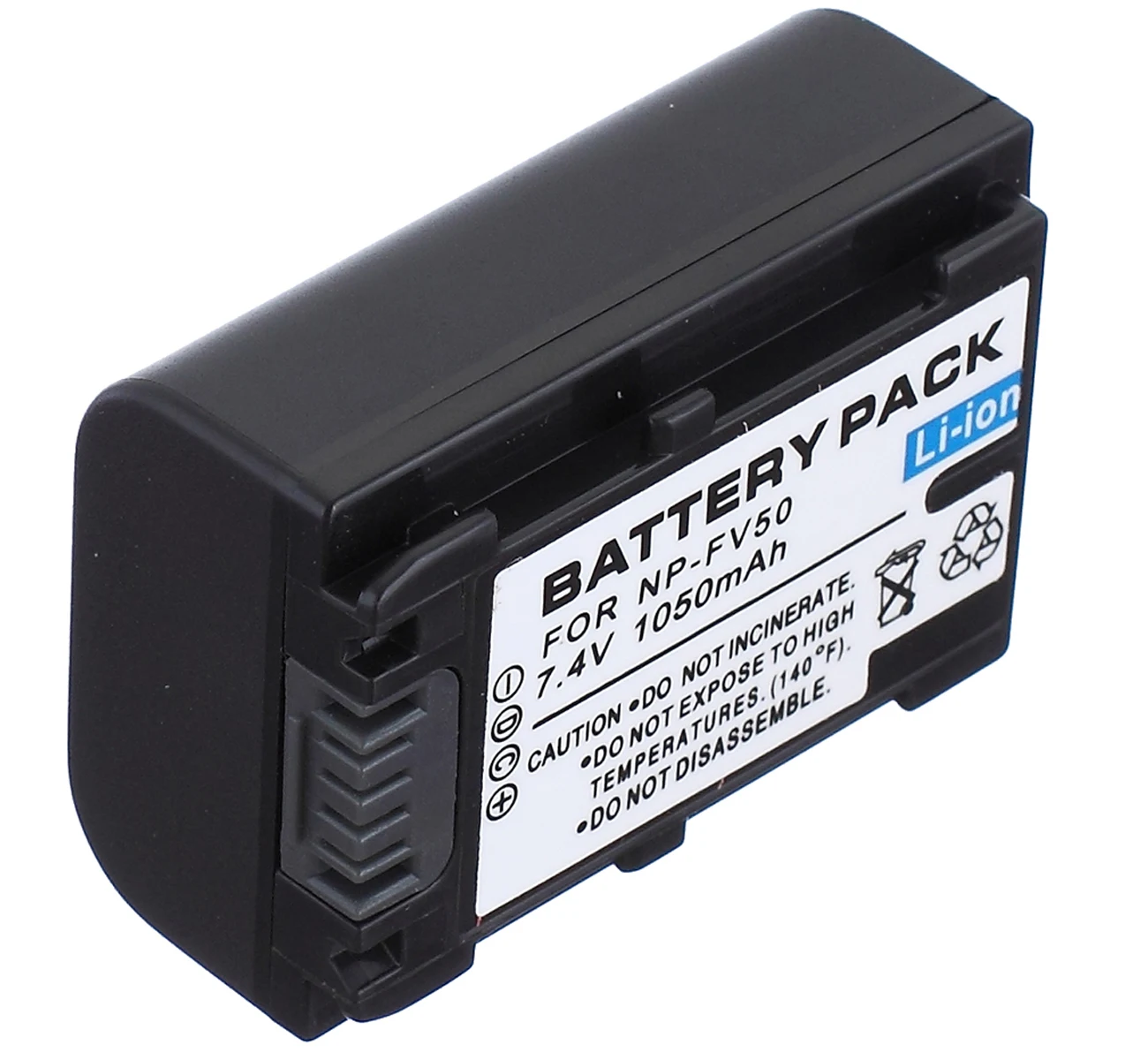 Battery Pack for Sony HDR-CX110E, HDR-CX130E, HDR-CX150E, HDR-CX160E, HDR-CX170E, HDR-CX180E, HDR-CX190E Handycam Camcorder