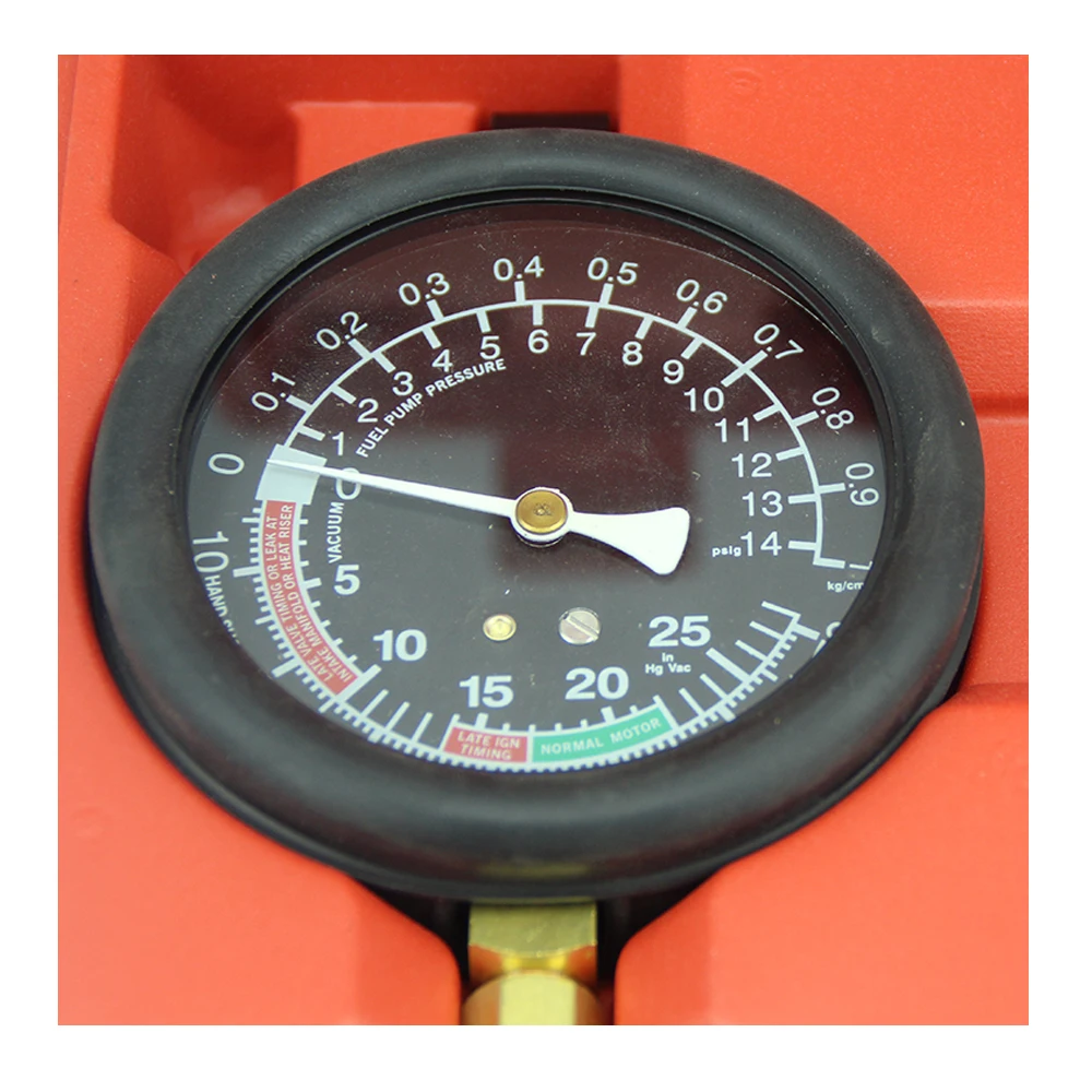 Car Engine Vacuum Pressure Gauge Fuel System Meter Seal Leakage Tester Tools