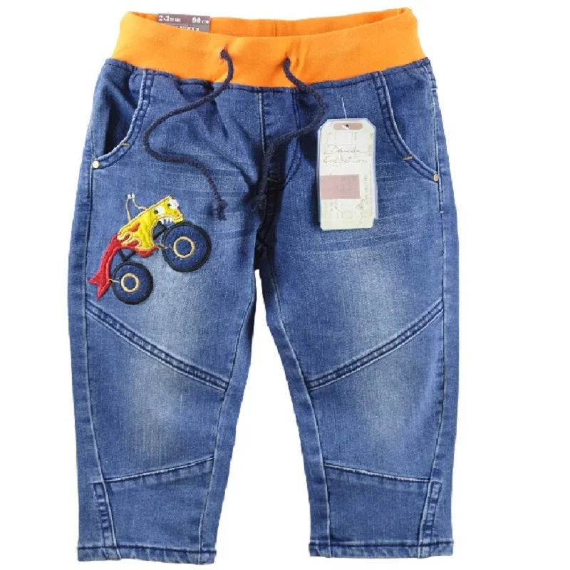 Hooyi Girls Jeans Children Denim Pants Kids Jeans Boys Jean Pants bebe Trousers 2 3 4 5 6 7 8 Years