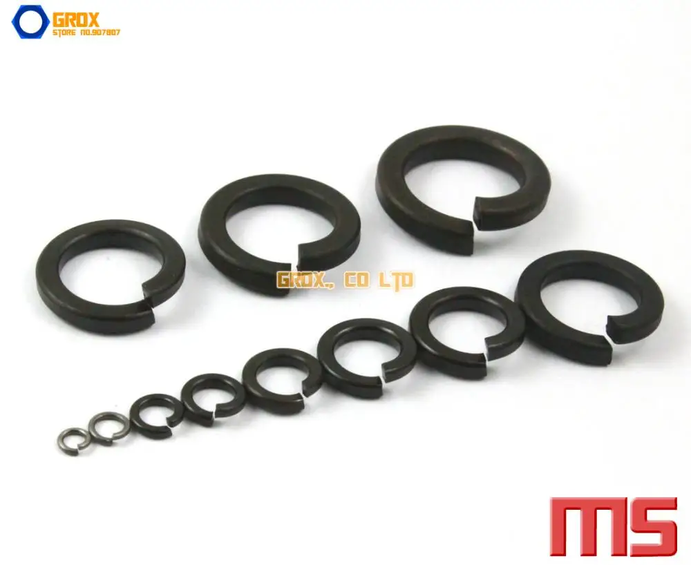 

300 Pieces M5 8.8 Grade Alloy Steel Spring Washer Split Lock Washer