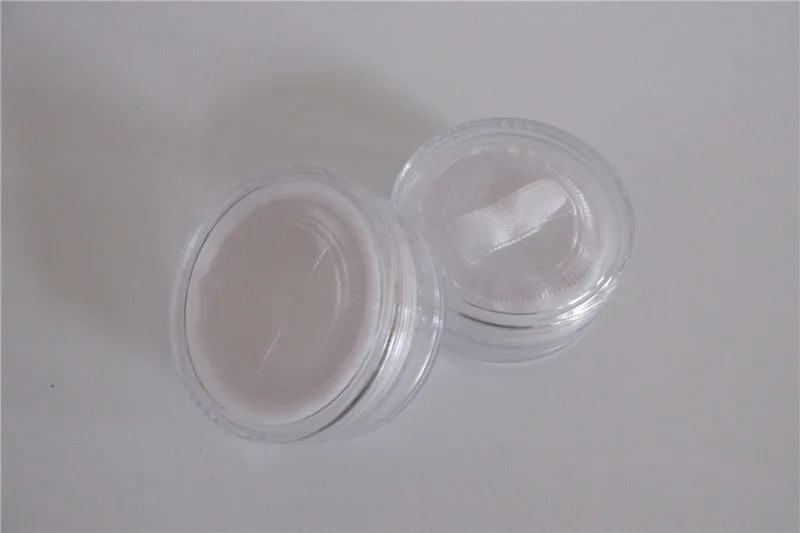 

Free Shipping 10pcs/lot Transparent Loose Powder Jar With Sifter Empty Eyeshadom Powder Bottle In Refillable