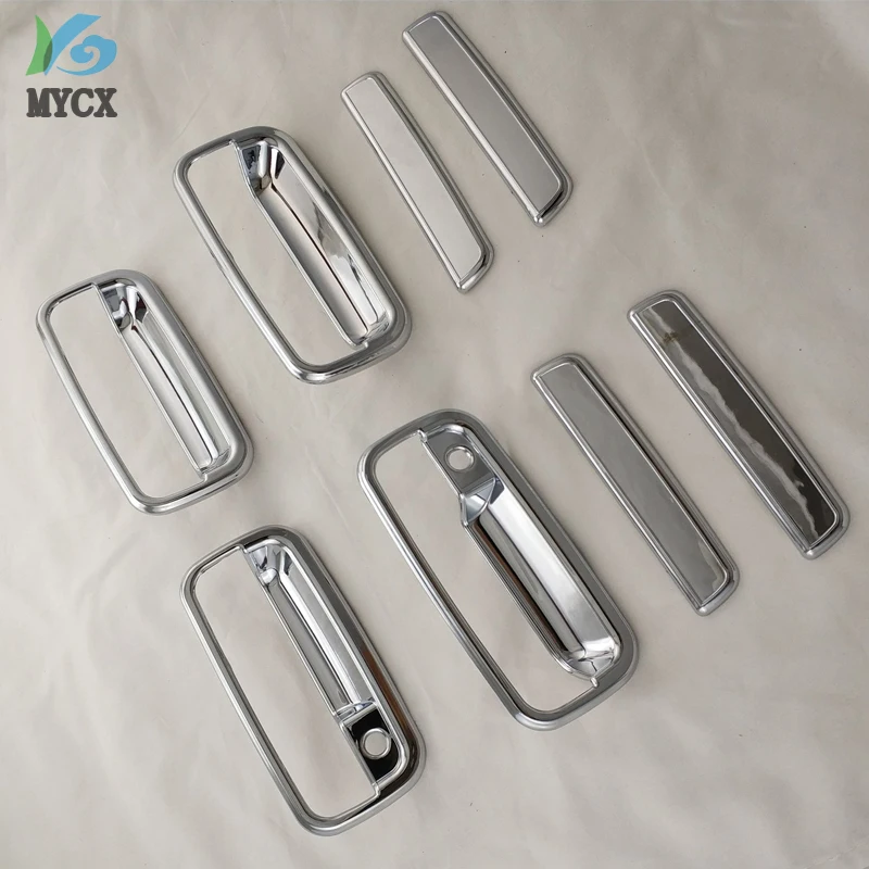 Chrome door handle insert For Toyota Land cruiser Prado FJ90 SUV ABS Car Styling accessories side door handle bowl