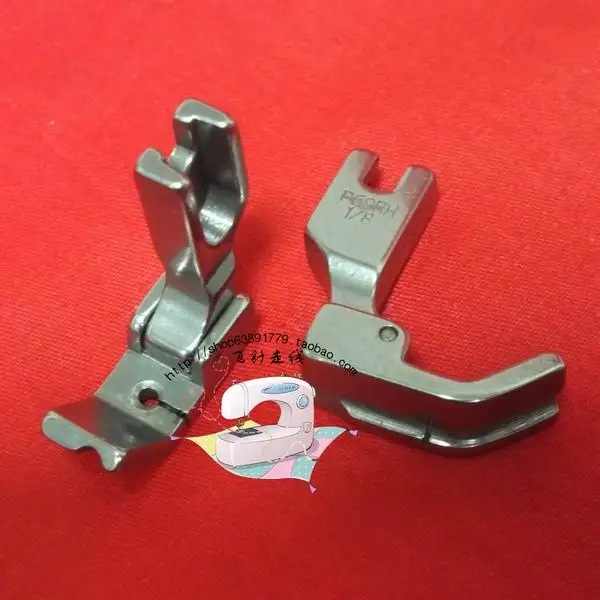 Industrial sewing machine accessories presser foot P69HR 1/8, flat sewing machine presser foot with 36069HR steel rope