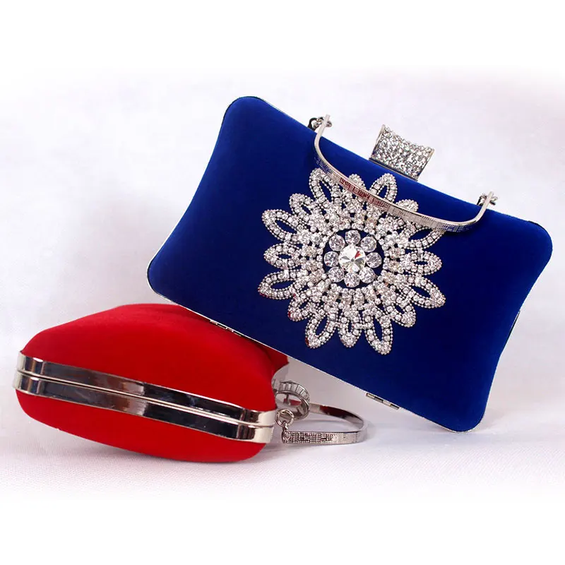 

2016 New Single Side Sun Diamond Crystal Evening Bags Clutch Bag Hot Styling Day Clutches Lady Wedding woman bag