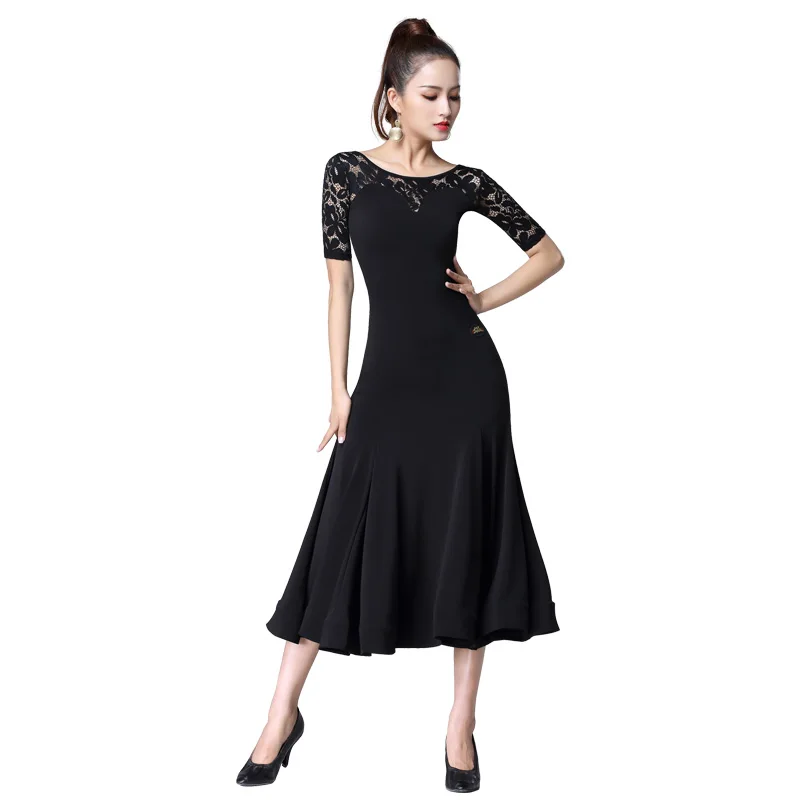 Neue design Ballroom Dance kostüme Frau Moderne Walzer Tango kleid standard dance kleidung