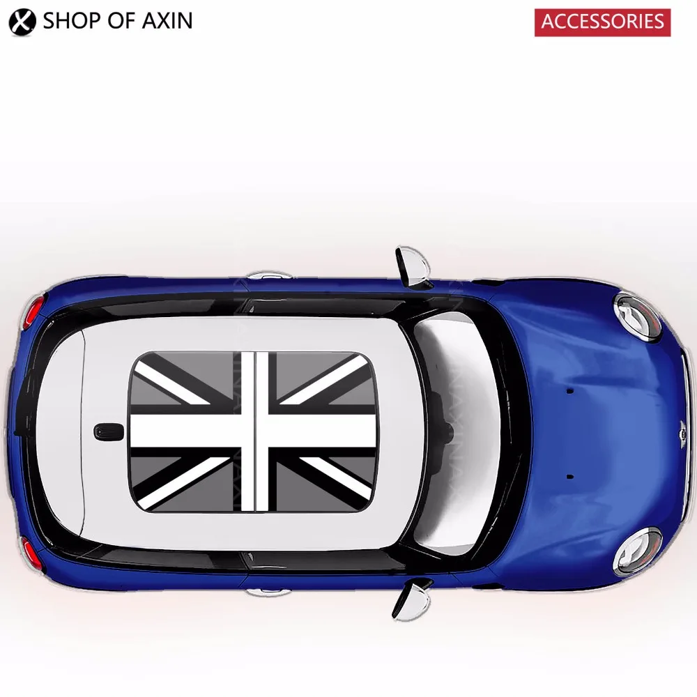 White Uk sun roof Graphics stickers Sunroof for MINI Cooper clubman countryman hardtop R50 R52 R53 R55 R56 R60 R61 F54 F55 F56