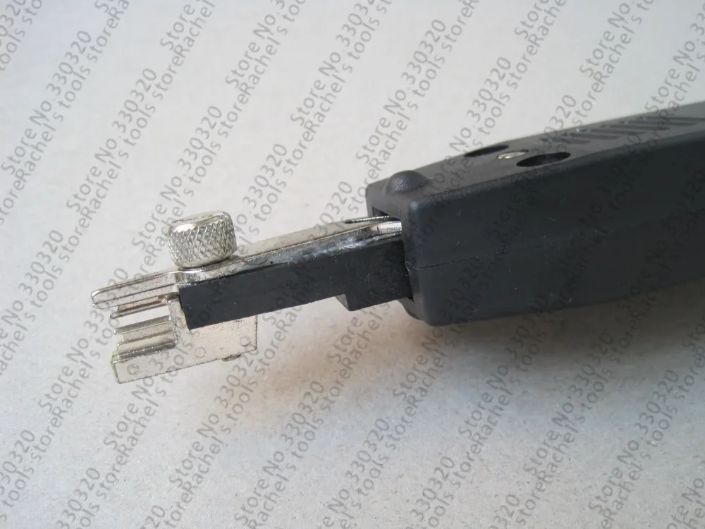 punch down tool use on krone 10pairs telecom terminal block LS-314BK