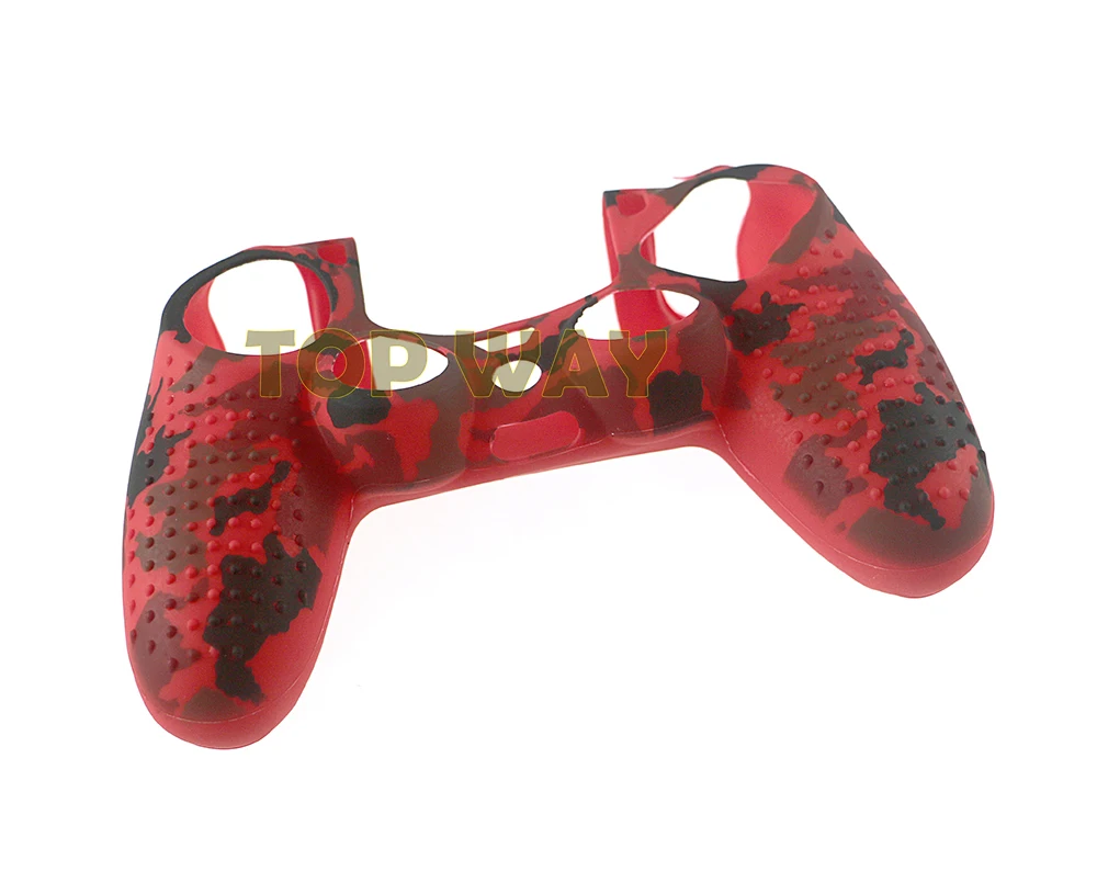 Anti-Slip Silicone Grip Case para PS4 Slim Pro Controller, Studded Skin Protective Cover, Soft, 1Pc