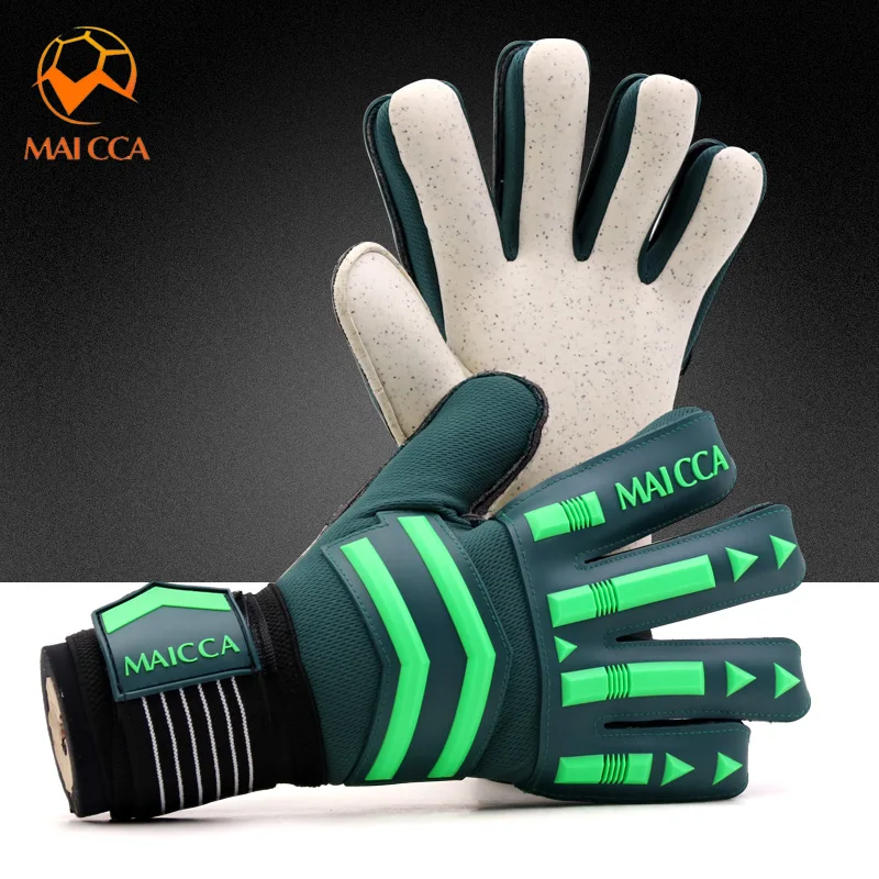 Professional Soccer Goalkeeper Gloves Professional  Soft Thick Latex Football Goalie Gloves with Super Finger Protection