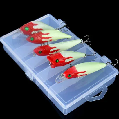 fishing lure set painted crankbaits popper VIB pencil minnow set lure 10g/8.5g fishing accessories plastic lures set