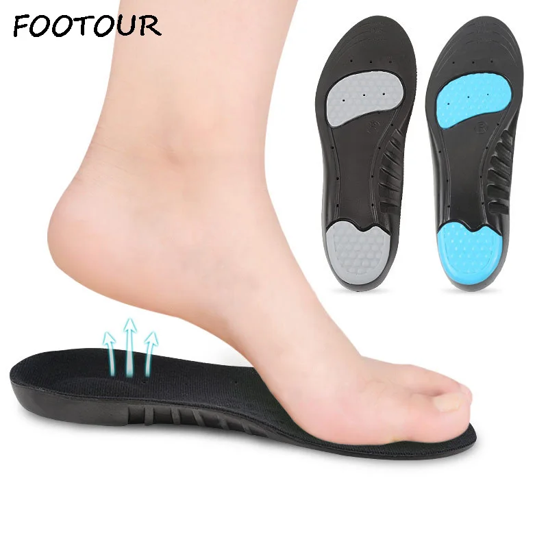 

FOOTOUR Soft Sport Insoles Orthopedic Insoles Professional Breathable Gel Cushion Pain Relief Foot Care Shoe Inserts Pad