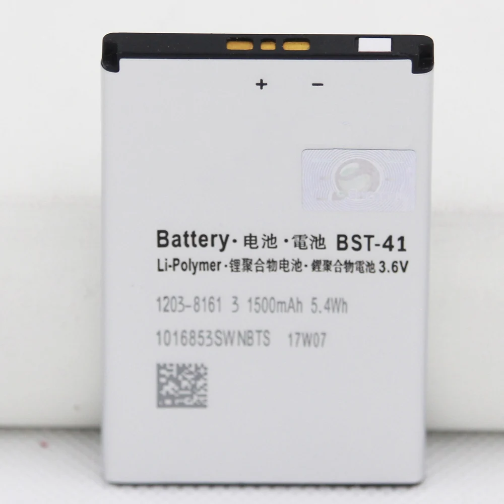 BST-41 Phone Battery For Sony Ericsson Xperia PLAY R800 R800i Play Z1i A8i M1i X1 X2 X2i X10 X10i 1500mAh BST-41 Batteria