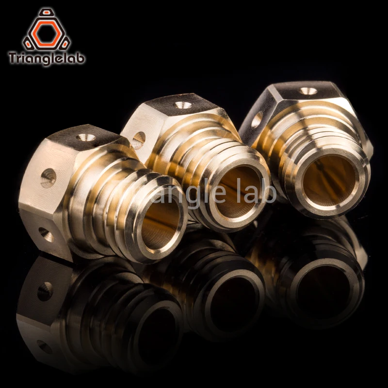 C Trianglelab Swiss MK10 Nozzle PTFE For Micro Swiss Hotend M7 Thread 3D Printer Wanhao FlashForge Qidi Tech Dremel etc.