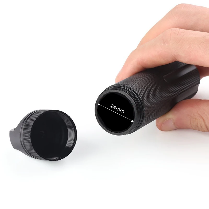 Outdoor Waterproof Pill Fob Matches Case Battery Capsule Tube Holder Dry Box Medicine Airtight Storage Container Seal Bottle
