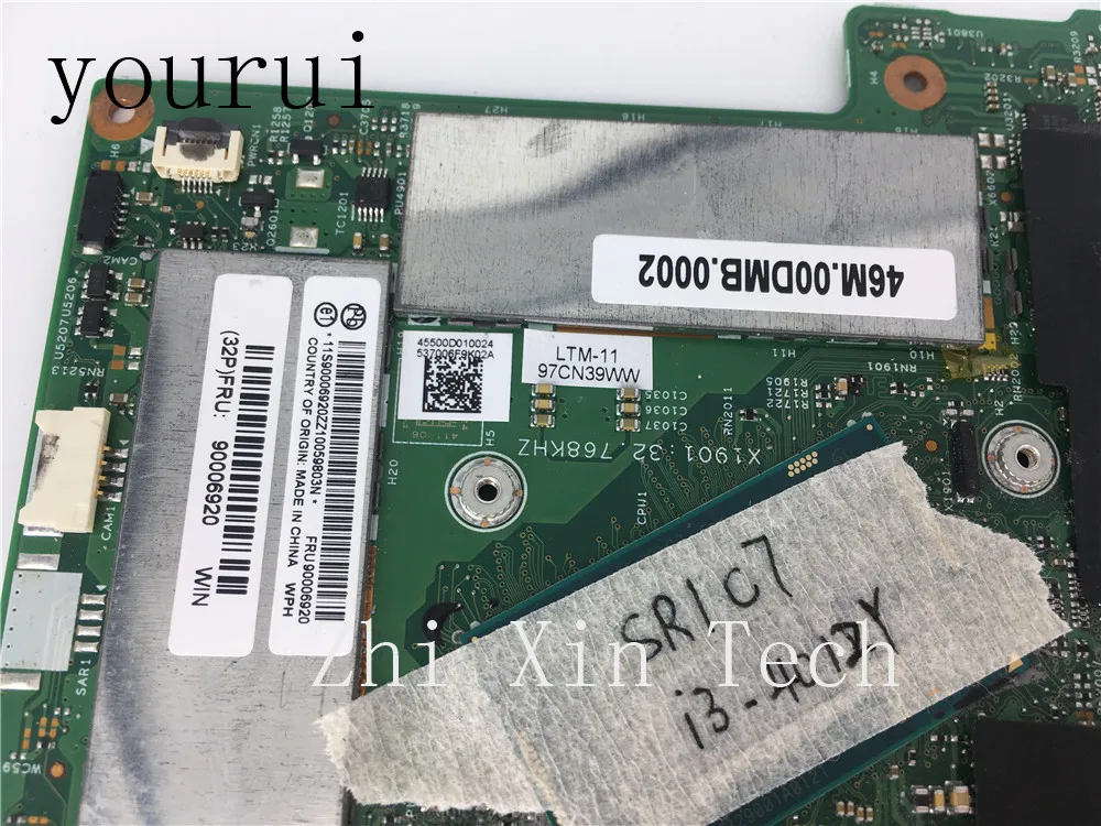 yourui  For Lenovo Ideapad Mill 2 11  Laptop Motherboard 448.00D05.0021 FRU:90006920 MB W8.1P With i3-4012Y CPU Test good work