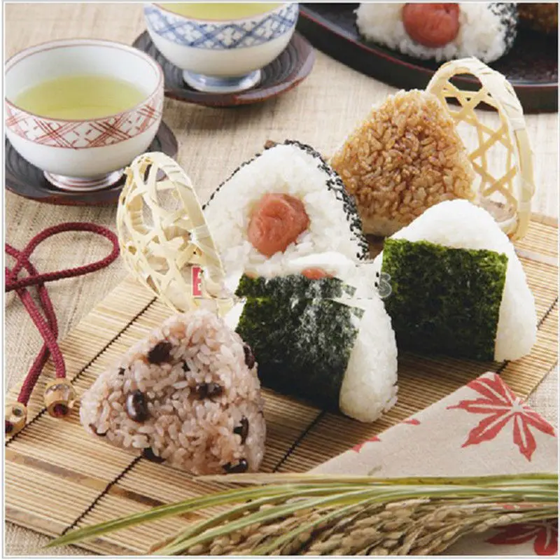 LIMITOOLS 2PCS/1 Set Sushi Mold Onigiri Rice Ball Bento Press Maker Mold DIY Tool Sushi Tools Kitchen Gadgets