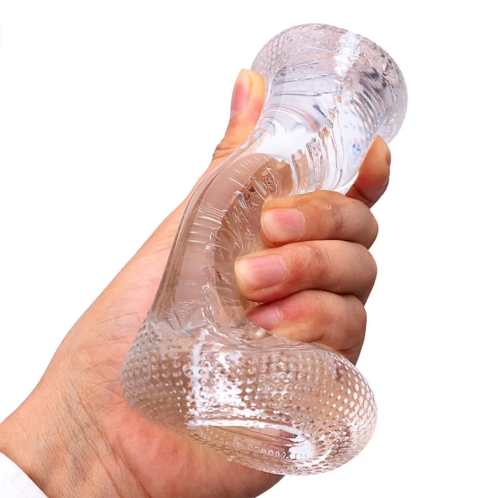 13cm masturbador masculino transparente geléia artificial vaginal real buceta para homens pênis exercitador galo ampliador chupar brinquedos sexuais eróticos