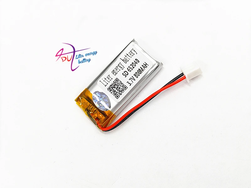 XHR-2P 2.54 800 mAh 652040 3.7 ポリマー電池 Bluetooth MP3 ワイヤレススピーカーレコーダー