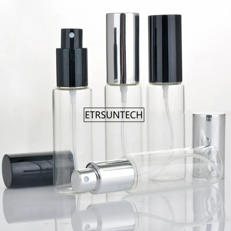 100 個ガラス詰め替えボトル 30 ミリリットルスプレー香水ボトル空の化粧品容器スプレーメイクアップアクセサリー F3054