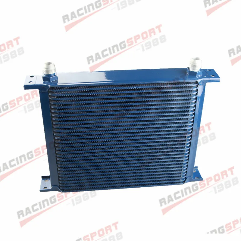 Universal 30 Row -10AN AN-10 AN 10 Engine Transmission Oil Cooler Blue