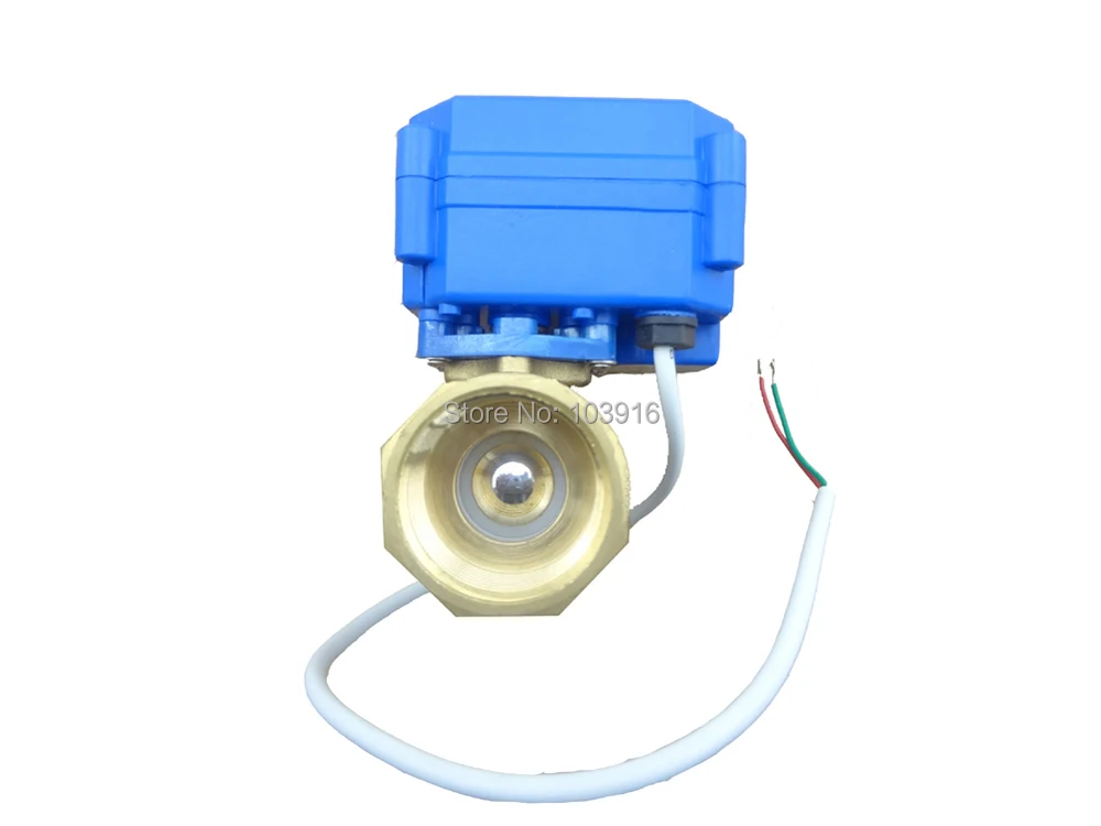 

10 units motorized ball valve 2 way, 24V DN25 1" (reduce port), electrical valve