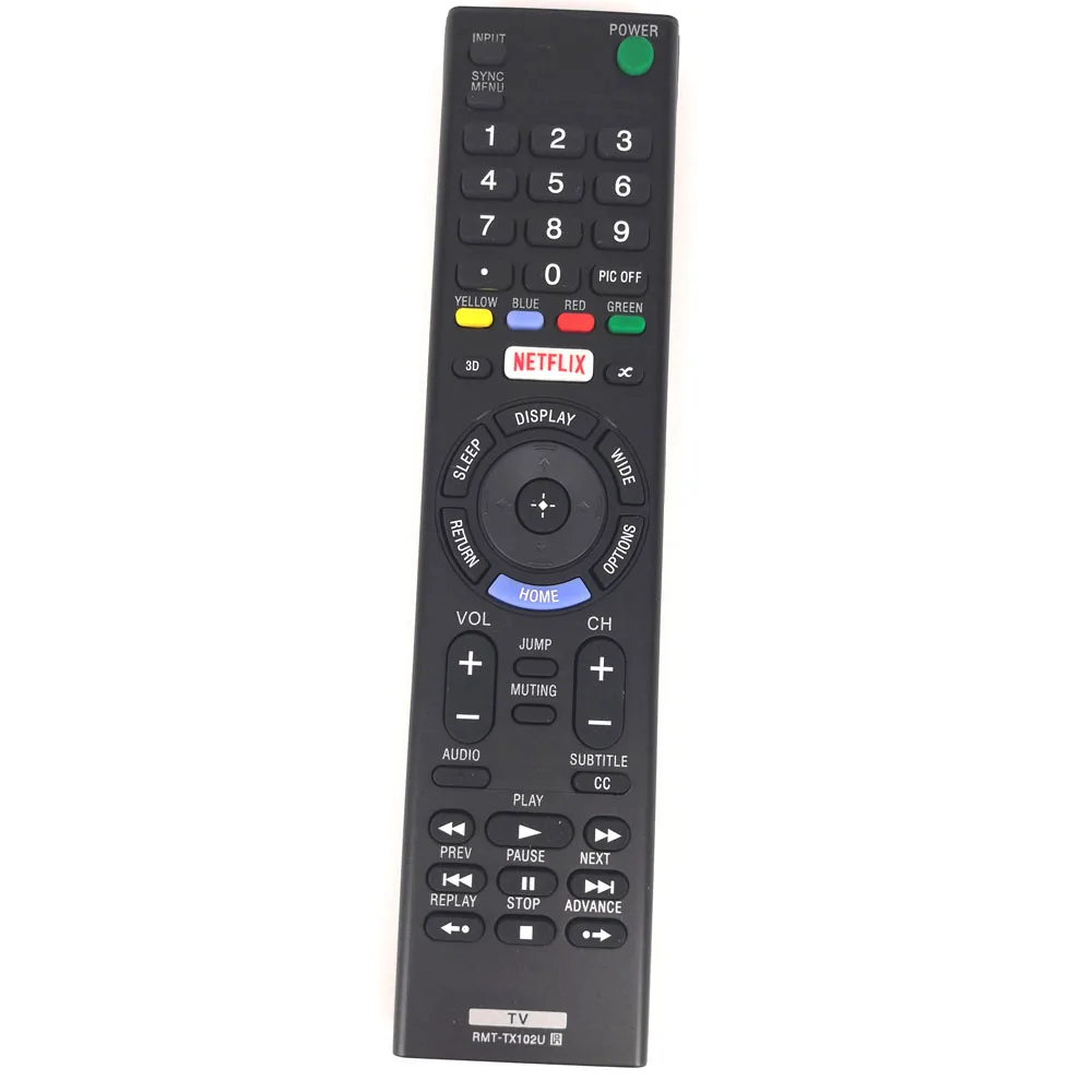 

New Replace RMT-TX102U Remote Control For Sony LED TV With NETFLIX KDL-48W650D KDL-32W600D 32R500C 40R510C 40R530C