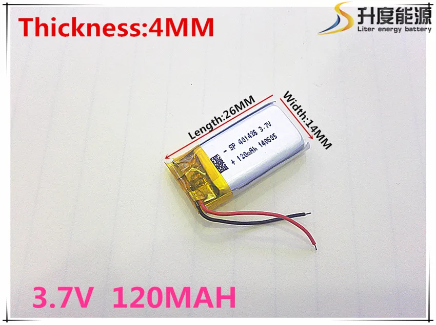 

1PCS 401426 3.7V 120mah tablet battery With Protection Board For MP3 MP4 MP5 GPS Glass Digital Product