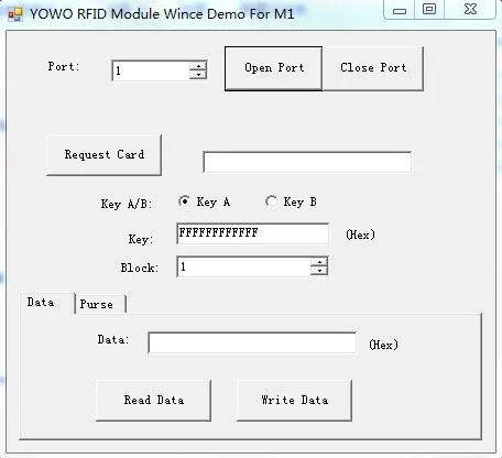 Contactless RFID Module,can Read and wite HF RFID Tag,Free Antenna,Free Wince SDK,Support  ISO14443A,ISO14443B,ISO15693