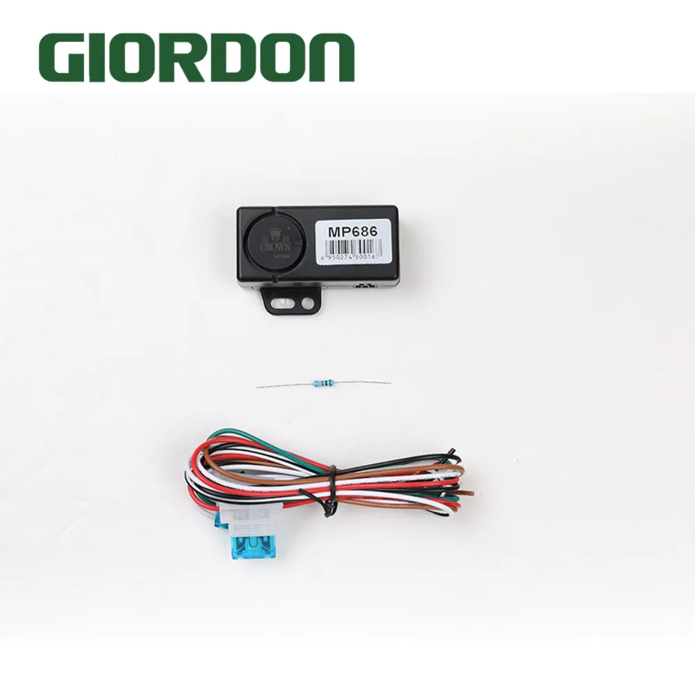 Smartphone car alarm system compatible with ios and android phone car start stop system remote Smart key PKE car 686A+B