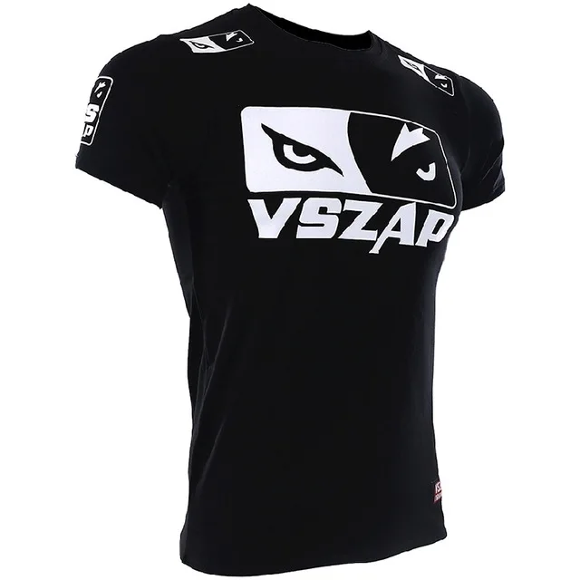 VSZAP WOLF EYES fight T - shirt swatting martial arts wind Wolf MMA muscle sports