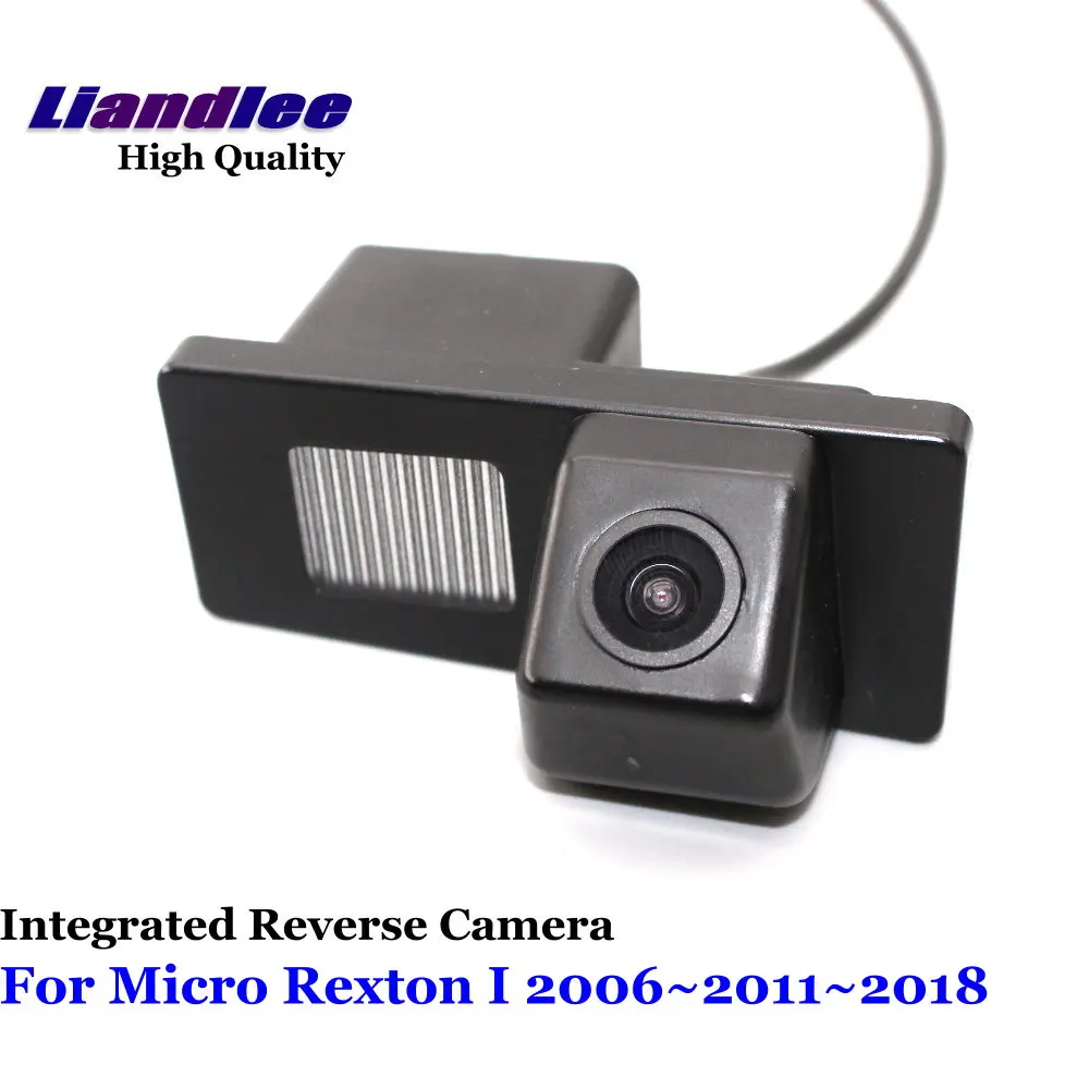 For Micro Rexton I 2006-2018 Car Reverse Parking Camera Backup Rear View SONY Integrated OEM HD CCD CAM Accessories