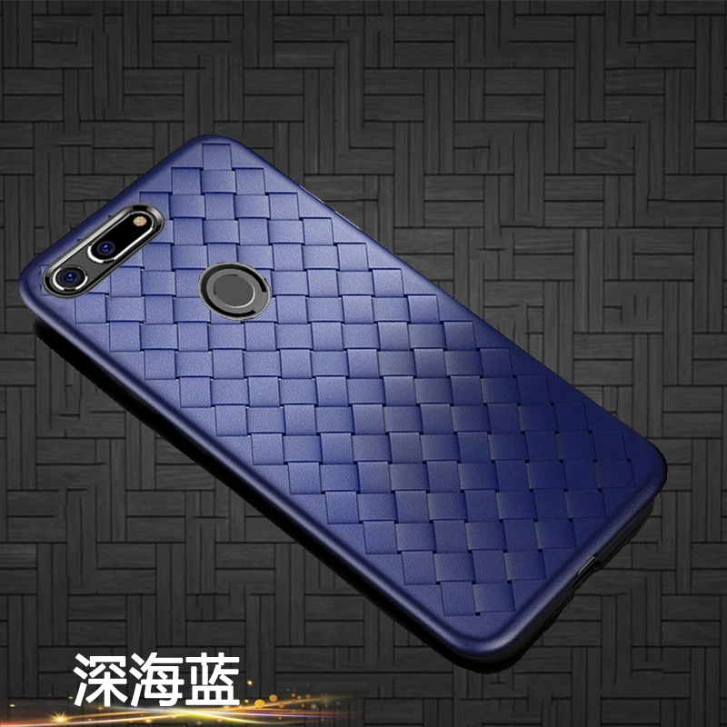 For Huawei Honor View 20 Case Luxury BV Grid Weaving Slim Protective back cover case for huawei honor V20 full cover phone shell