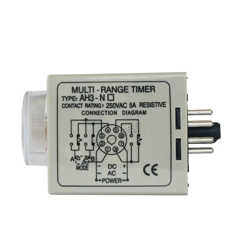 AH3-NB Multi-time Multi Functie Timer Tijdrelais