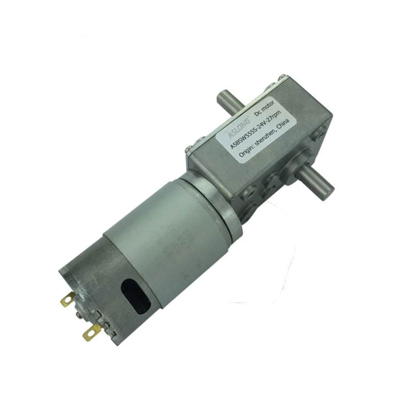 

A58SW555S Double-Axis Turbo Worm Gear Motors DC Motor Miniature Gear Motors 12V-24V 8-470RPM