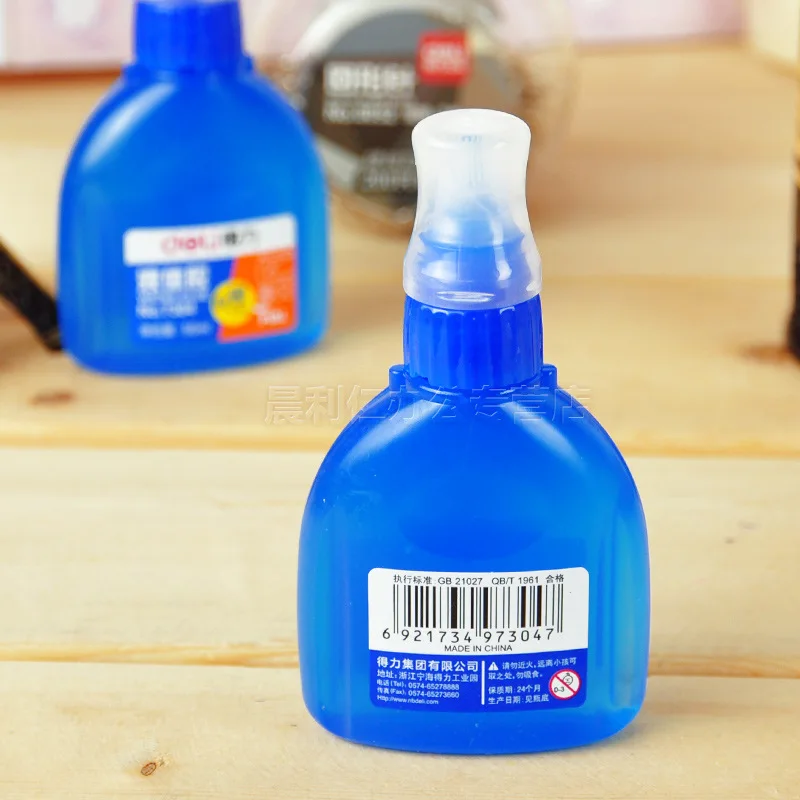 Deli 50ml PVAL Liquid Glue Children Paper Crafts Making Adhesive Tool School Office Supply Student  Stationery Book File Bonding