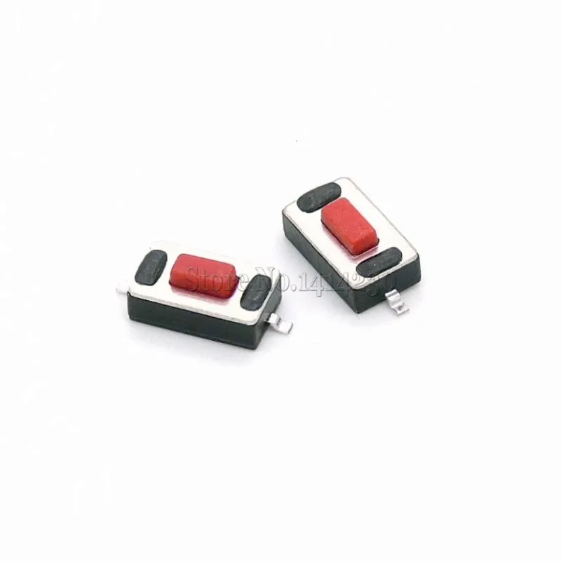 

1000Pcs New Type 3*6*2.5mm 3*6*2.5H 3x6x2.5mm SMD Red White Push Button Switch Microswitch Tact Switch