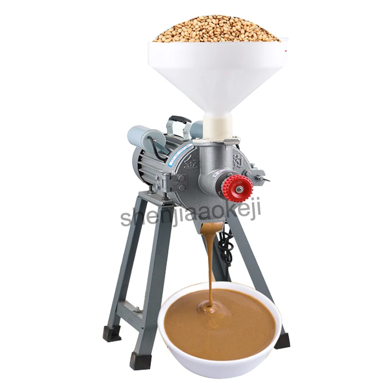 Multifunctional commercial sesame sauce machine Household Mute grinding refiner grinding peanut butter mash sauce grinder