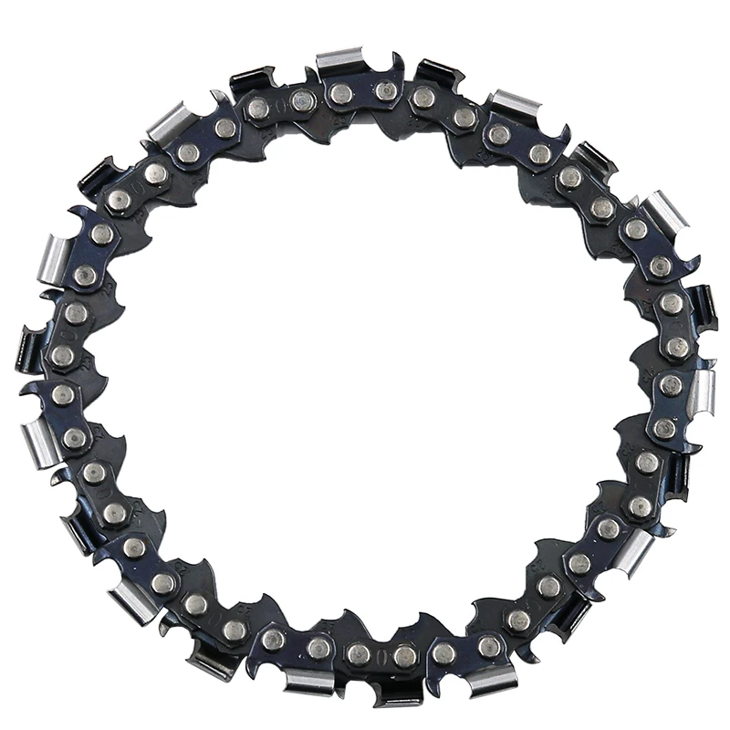 Disco y cadena de amoladora de 4 pulgadas, cadena de corte abrasivo fino de 22 dientes para amoladora angular 100/115