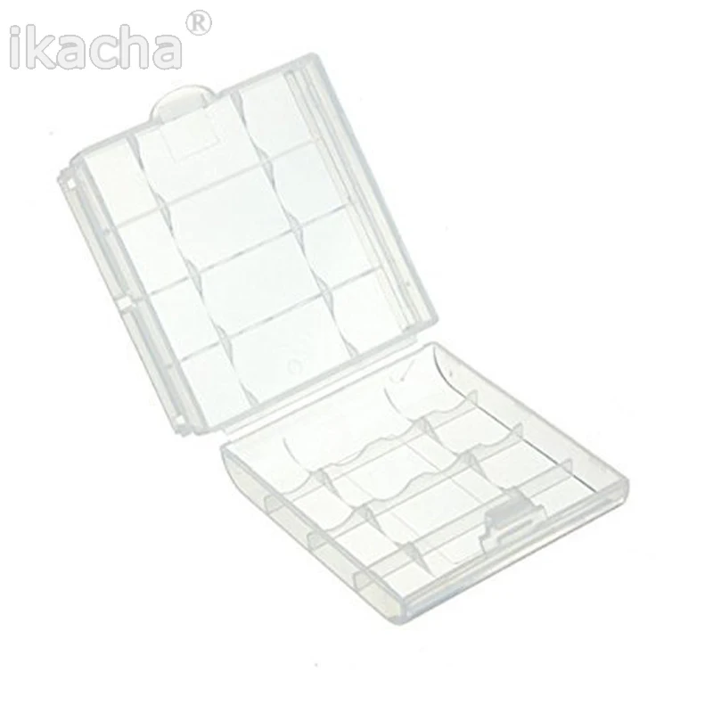 2pcs New Hard Plastic full Case Cover Holder AA / AAA Battery Storage Box Container Bag Case Organizer Box Case