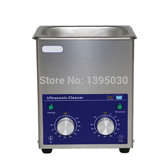 1PC 1.3L AC110/220V Stainless Steel Digital PCB Mechanical Jewelry Ultrasonic Cleaner With Basket