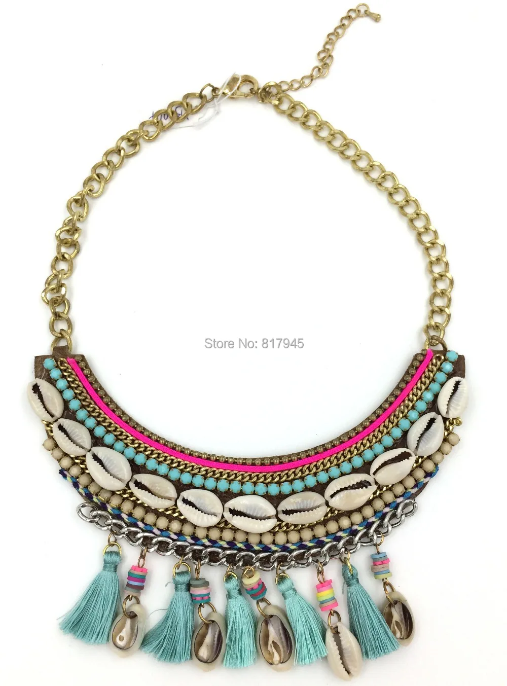 Wholesale 2016 new fashion jewelry hand make  necklace wholesale Boho style collier femme statement Necklace