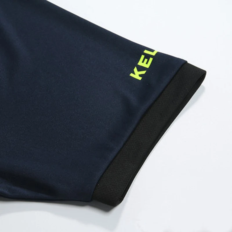 KELME Professional Men\'s Running Training Polo T-shirts Breathable Cotton Short Sleeve Shirts Sports Tee Tops3881022