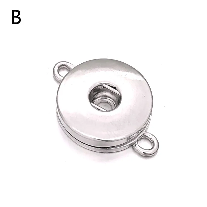 Hot 037 Jewelry Findings Fit 18mm 12mm Snap Button Bracelet Jewelry Accessories Christmas Gift DIY Jewelry Necklace Pendant