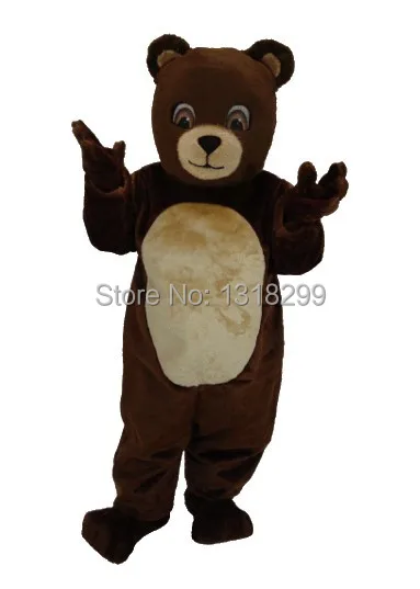 

mascot Lovely Chocolate bear mascot costume fancy dress custom fancy costume cosplay theme mascotte carnival costume kits